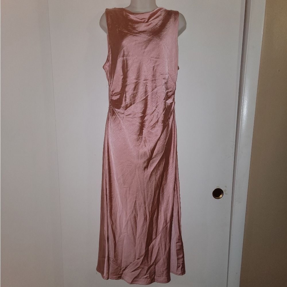 🆕️👗Joie Satin Cowl Neck Cocktail Party Maxi Dress, Sz XL - Picture 2 of 12